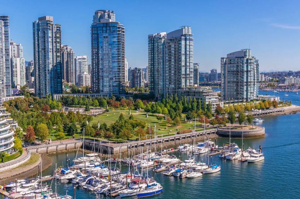 Canada centre view and boats